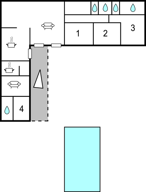 Feriehuse - Salernes , Frankrig - FCV638 