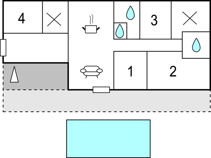 Feriehuse - Salernes , Frankrig - FCV923 