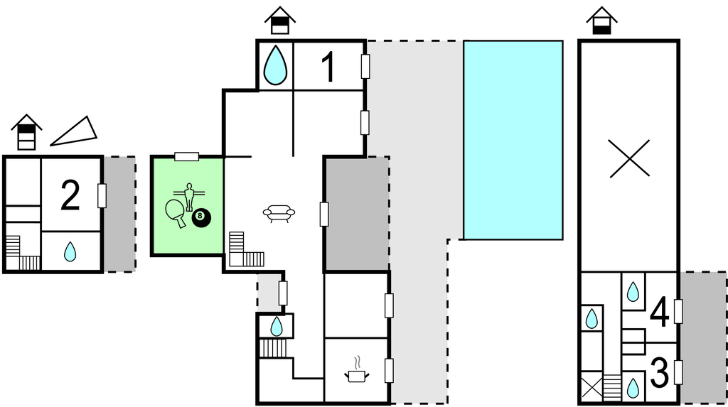 Feriehuse - Sainte Maxime , Frankrig - FCV454 