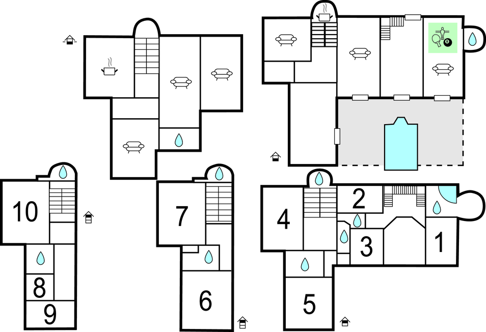 Feriehuse - Val de Loire , Frankrig - FEC002 