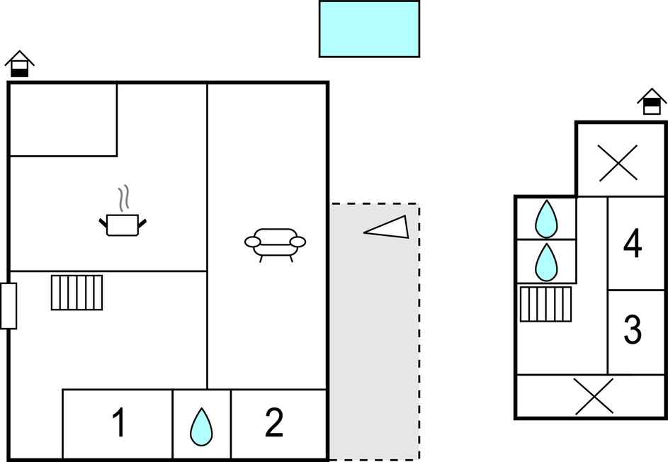 Feriehuse - Tours , Frankrig - FEI072 