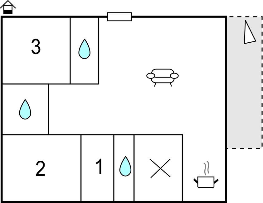 Semesterhus - Prunete , Frankrike - FKO359 