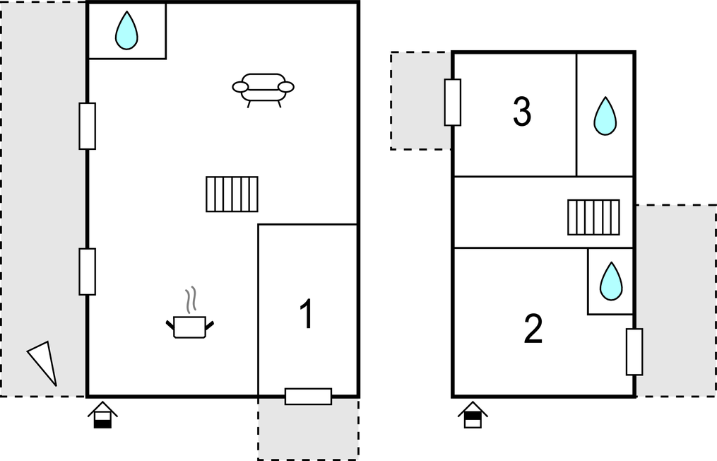 Feriehuse - Montegrosso , Frankrig - FKO483 