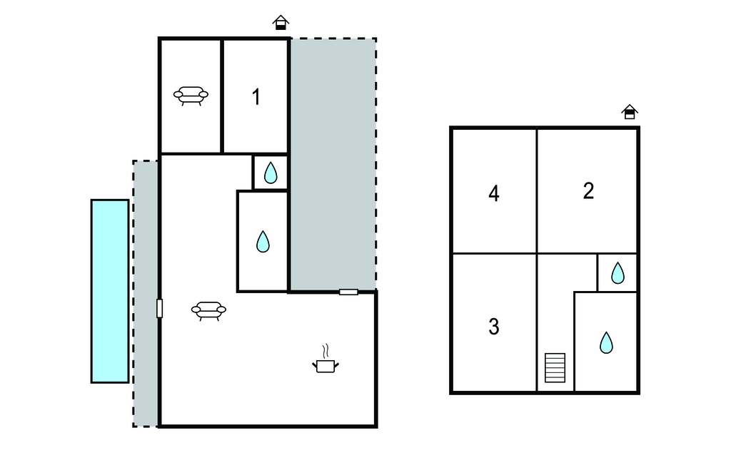 Feriehuse - Moriani Plage , Frankrig - FKO685 