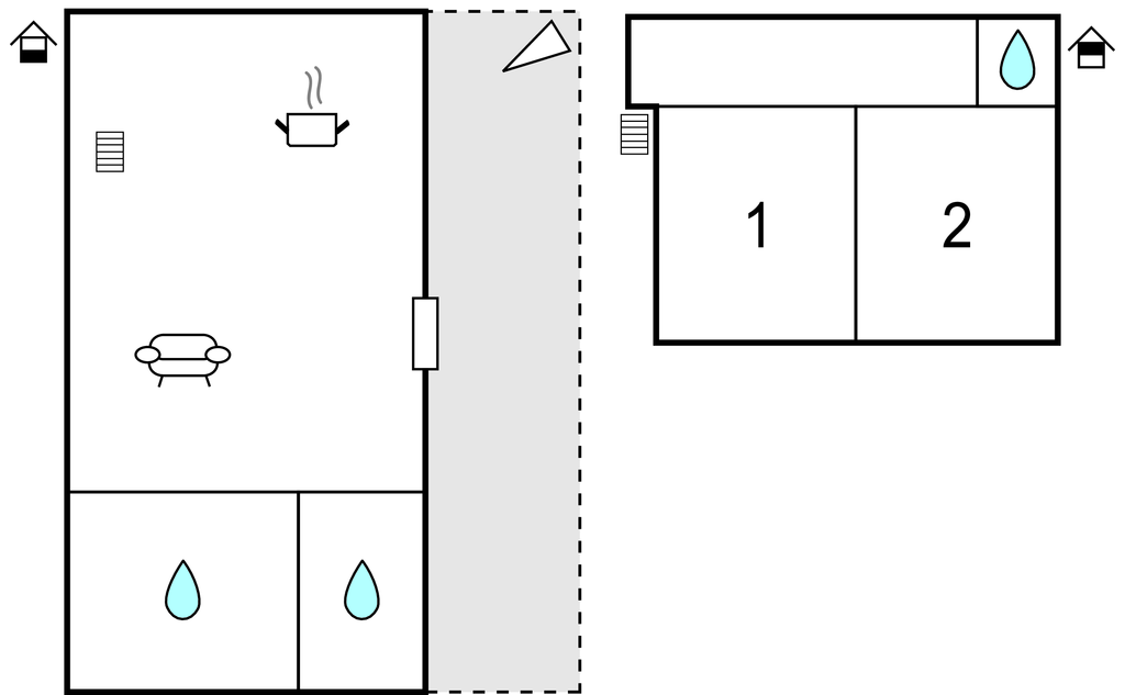Feriehus - Narbonne , Frankrike - FLA148 