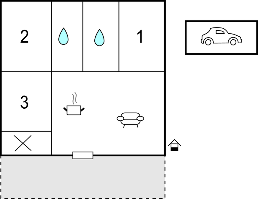 Ferienhaus - Narbonne Plage , Frankreich - FLA285 