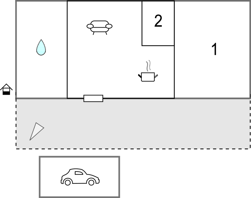 Feriehuse - Villeneuve Lès Montréal , Frankrig - FLA274 
