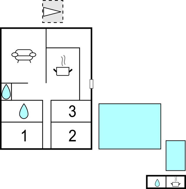 Location de vacances - Saint André d'Olérargues , France - FLG504 