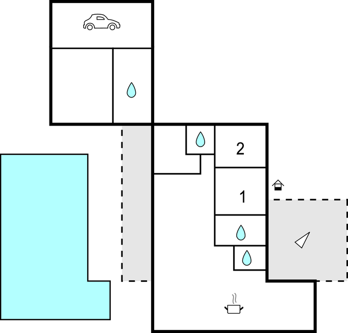 Feriehuse - St-Privat-des-Vieux , Frankrig - FLG255 