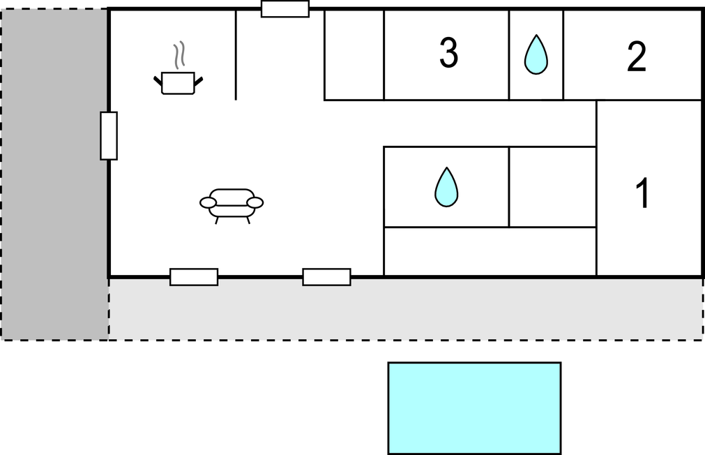 Location de vacances - Laudun-L´Ardoise , France - FLG738 