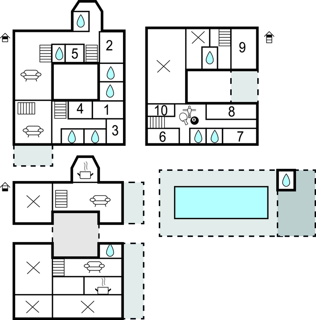 Ferienhaus - Saint-Ambroix , Frankreich - FLG331 