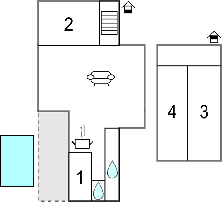 Location de vacances - Cendras , France - FLG849 