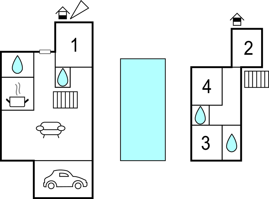 Feriehus - Agde , Frankrike - FLH453 