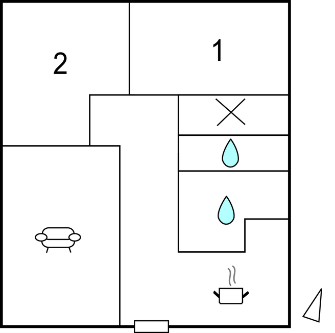Appartement Montpellier , France FLH537 Novasol