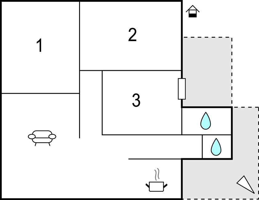Location de vacances - Berlou , France - FLH622 