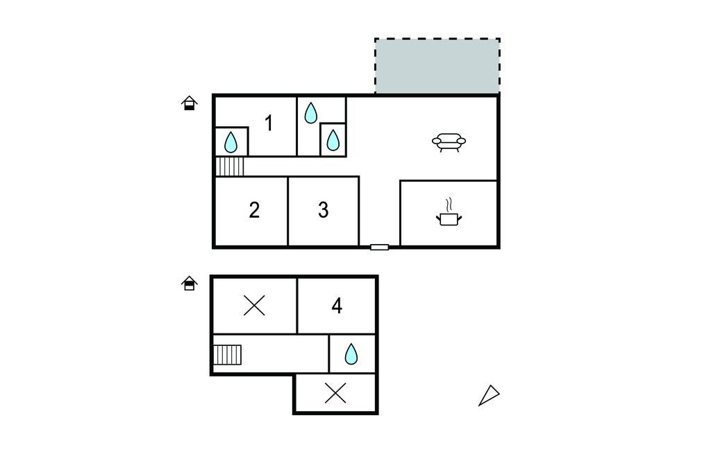 Location de vacances - MONTBAZIN , France - FLH690 