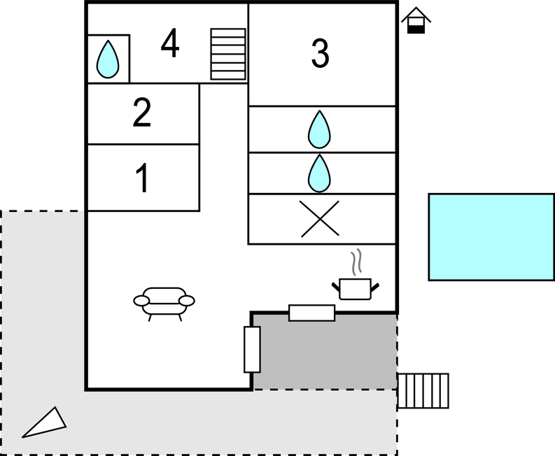 Feriehus - Baixas , Frankrike - FLP157 