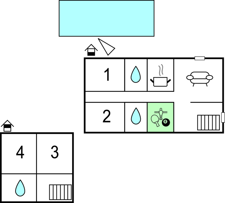 Semesterhus - Villelongue , Frankrike - FLP706 