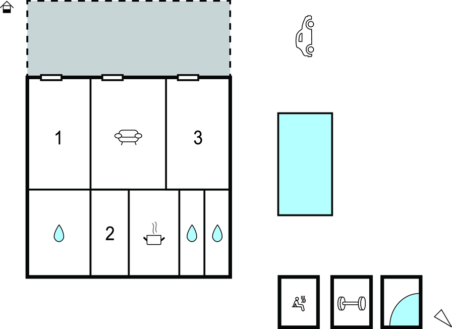 Feriehuse - Île des Pêcheurs, Le Barcarès , Frankrig - FLP281 