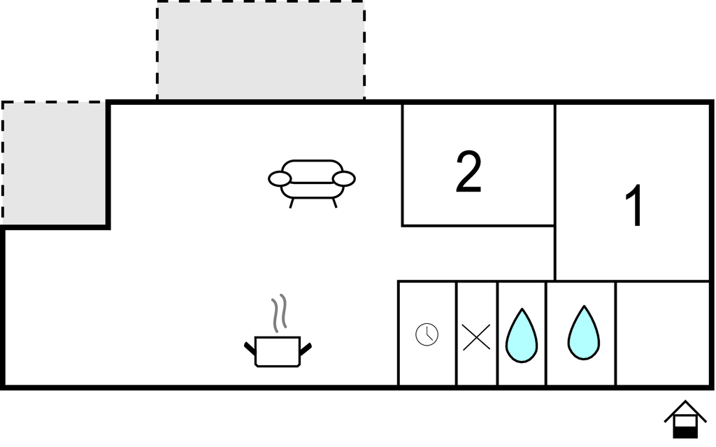 Feriehuse - Gindou , Frankrig - FML041 