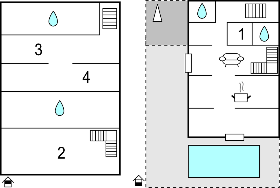 Semesterhus - Monfaucon , Frankrike - FMP011 
