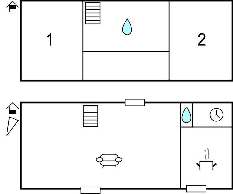 Ferienhaus - Berville-sur-Mer , Frankreich - FNE019 