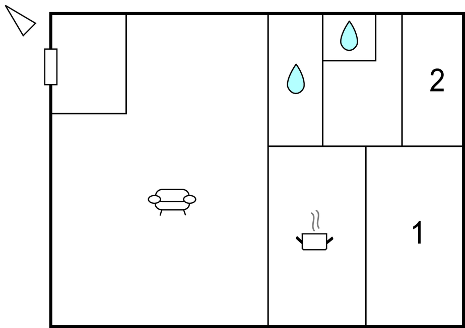 Semesterlägenhet - Ponts , Frankrike - FNM399 