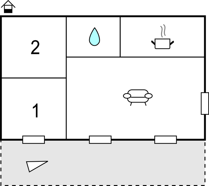 Feriehuse - Dimont , Frankrig - FNN001 