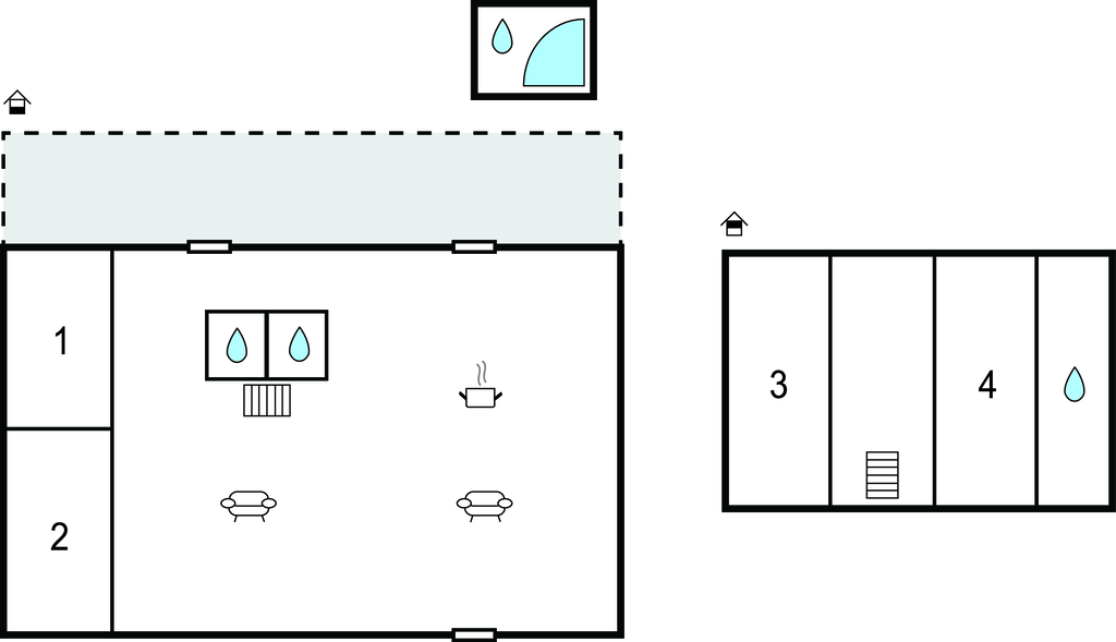 Feriehuse - Ledinghem , Frankrig - FNP204 