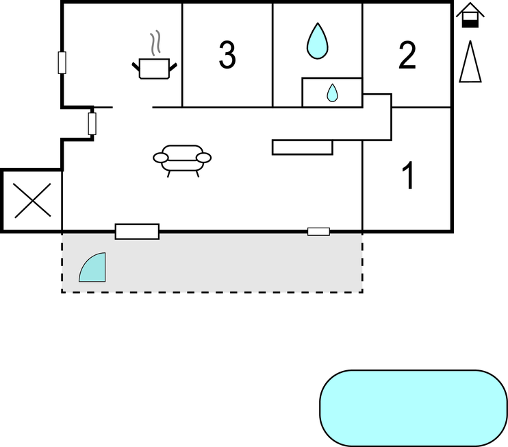 Feriehus - Salon de Provence , Frankrike - FPB331 