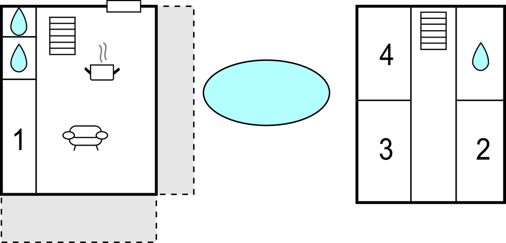 Feriehuse - Bouc bel Air , Frankrig - FPB586 