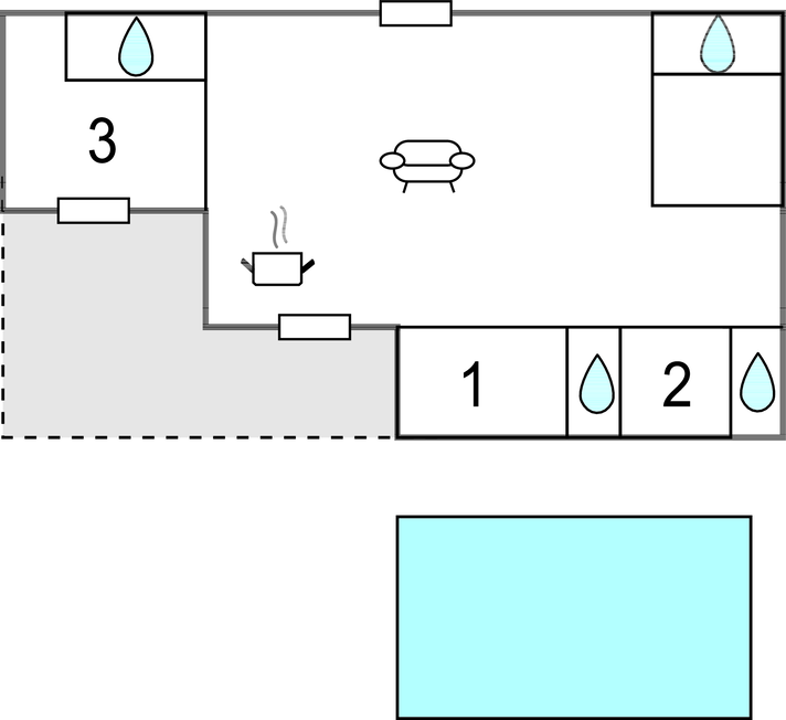 Location de vacances - Mercuer , France - FRA265 
