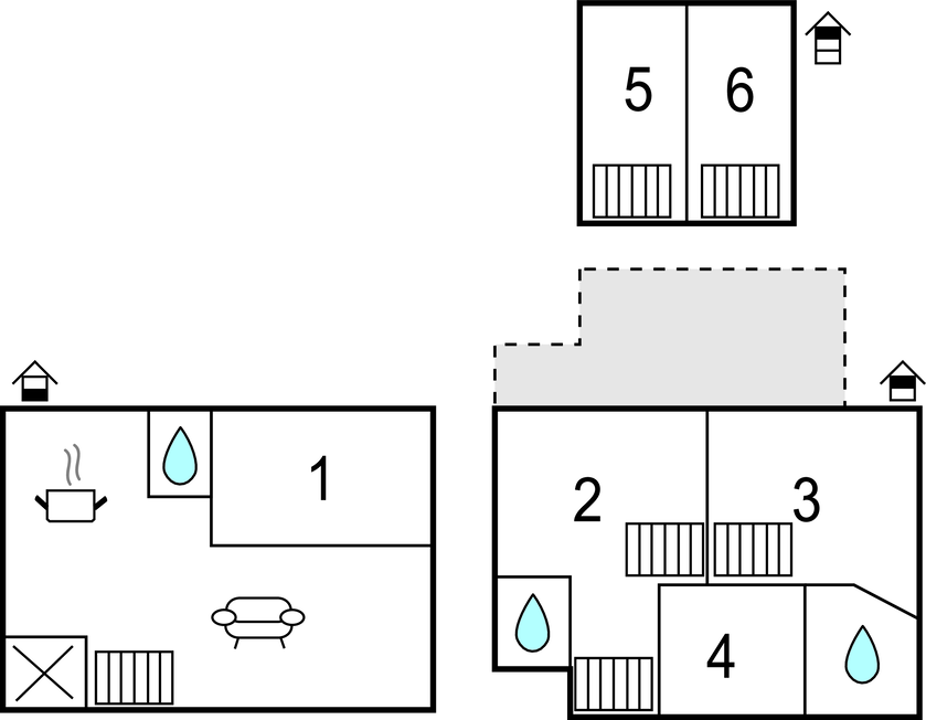 Feriehuse - Taintrux , Frankrig - FTV044 