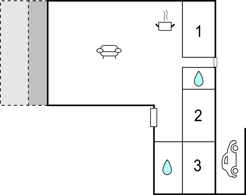 Ferienhaus - Elkenøre Strand/Marielyst , Dänemark - G0105 