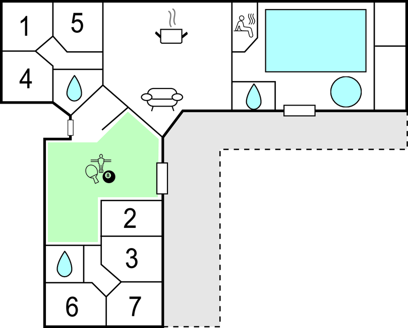 Semesterhus - Marielyst Strand , Danmark - G0181 