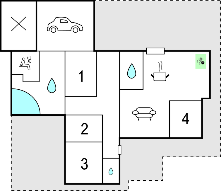 Ferienhaus - Elkenøre Strand/Marielyst , Dänemark - G0260 