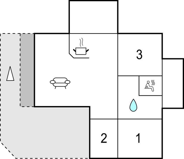 Feriehus - Spodsbjerg , Danmark - G10332 