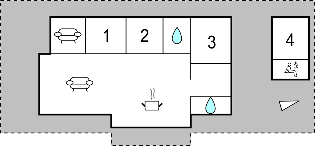 Feriehuse - Bukkemose , Danmark - G10661 