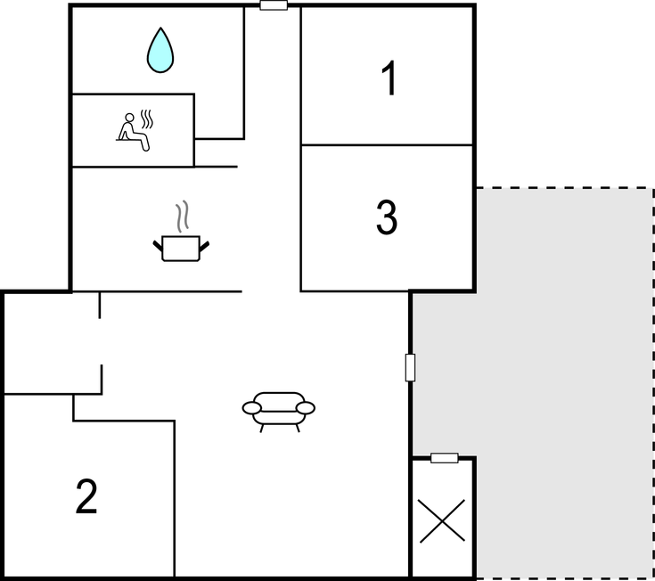 Ferienhaus - Kongsnæs Strand , Dänemark - G1138 
