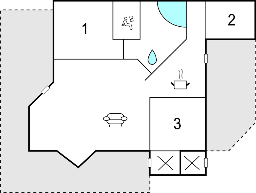 Semesterhus - Hårbølle/Møn , Danmark - G1170 