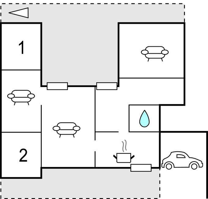 Feriehuse - Kalvehave Strand , Danmark - G1112 