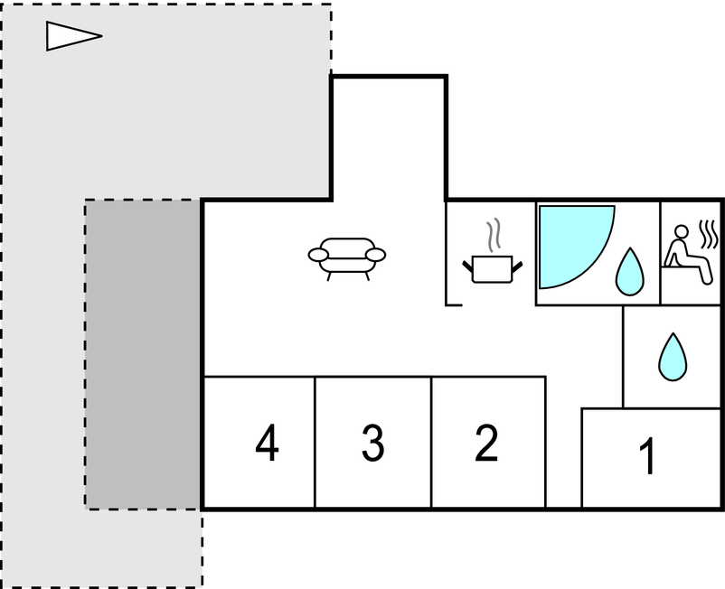 Feriehuse - Bukkemose , Danmark - G11180 
