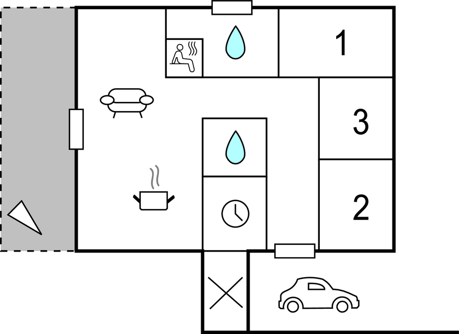 Ferienhaus - Hårbølle/Møn , Dänemark - G1127 