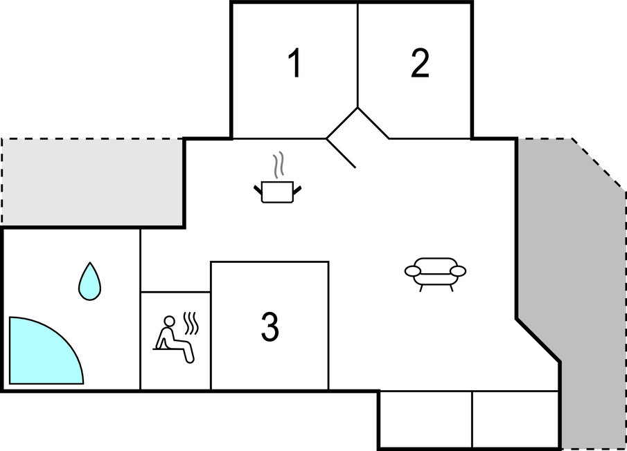 Feriehuse - Vesteregn , Danmark - G11268 
