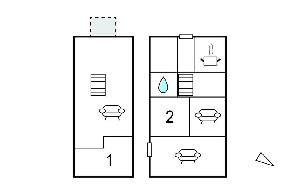 Feriehuse - Botofte , Danmark - G11300 