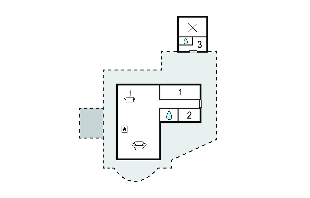 Feriehuse - Løkkeby , Danmark - G11318 