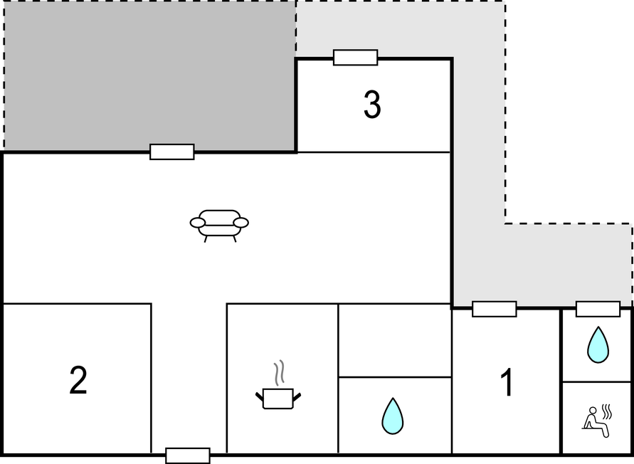 Semesterhus - Solrød Strand , Danmark - G3208 