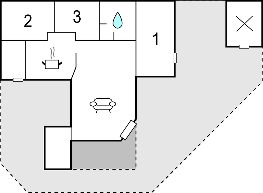 Feriehuse - Hald Strand , Danmark - G4116 