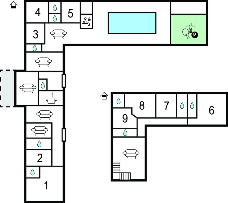 Semesterhus - Føns Vig , Danmark - G51134 
