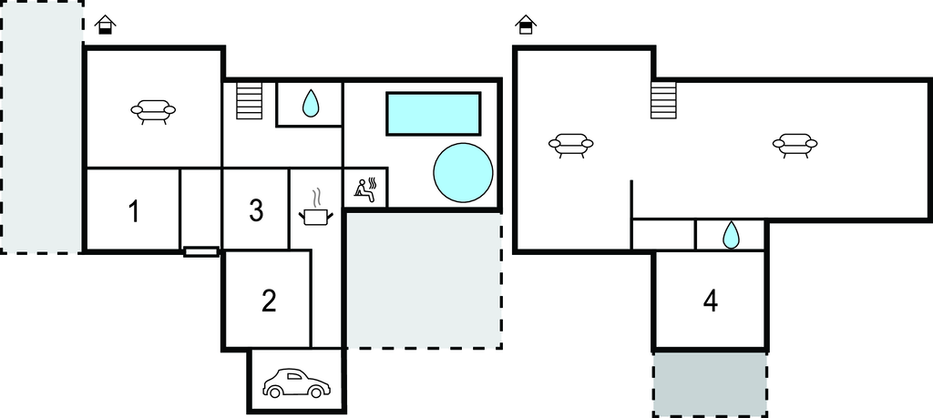 Feriehuse - Båring Ege , Danmark - G51135 